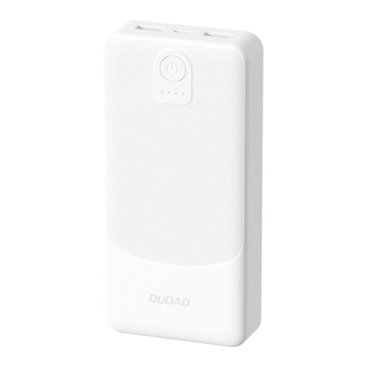 Dudao K10Pro Powerbank 20000 mAh, 2x USB-A, 10 W, Weiß