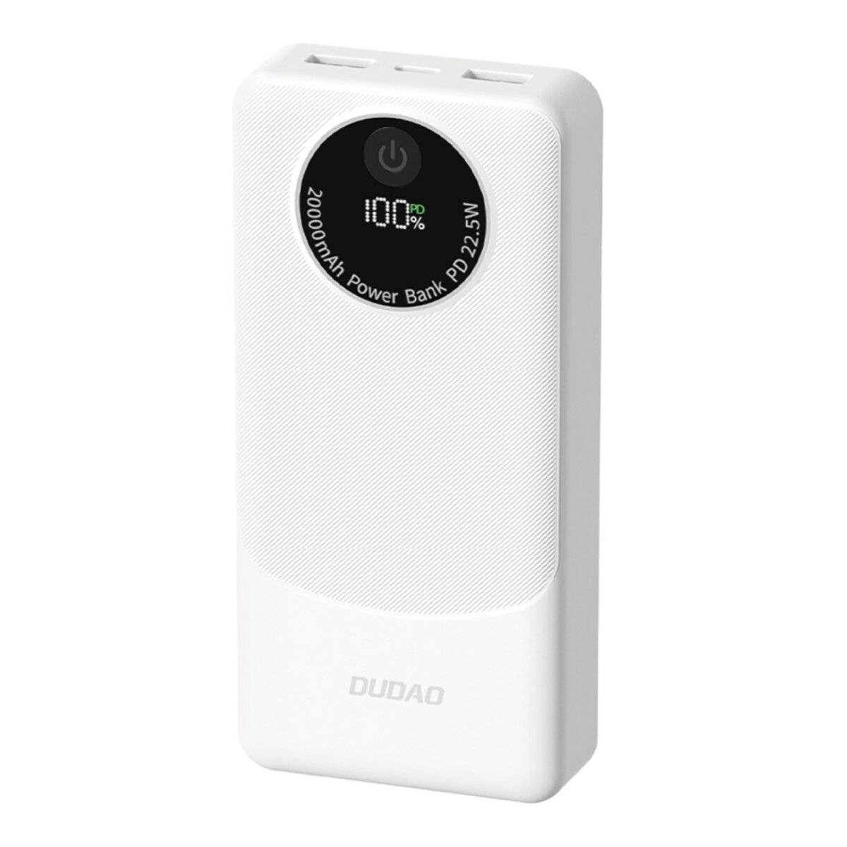 Dudao K12Pro Powerbank 20000mAh 22,5W PD USB-A/USB-C Weiß