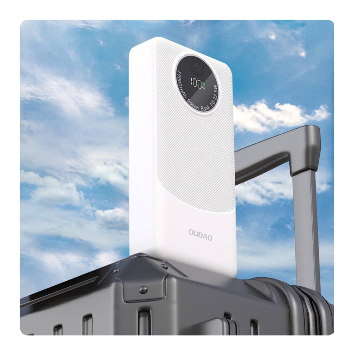 Dudao K12Pro Powerbank 20000mAh 22,5W PD USB-A/USB-C Weiß