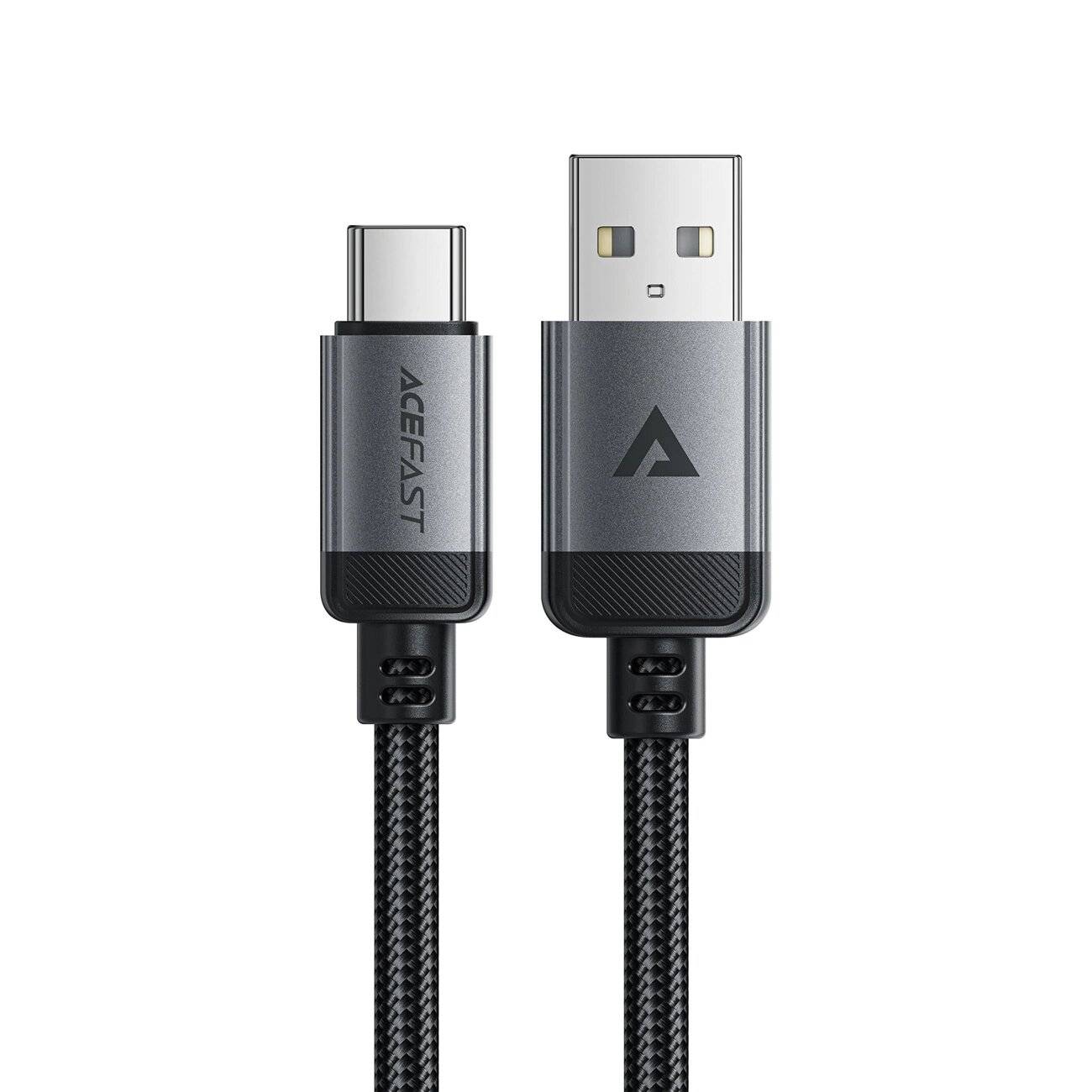 Acefast C20-04 USB-A - USB-C Kabel 480Mb/s 3A 1,2m Schwarz