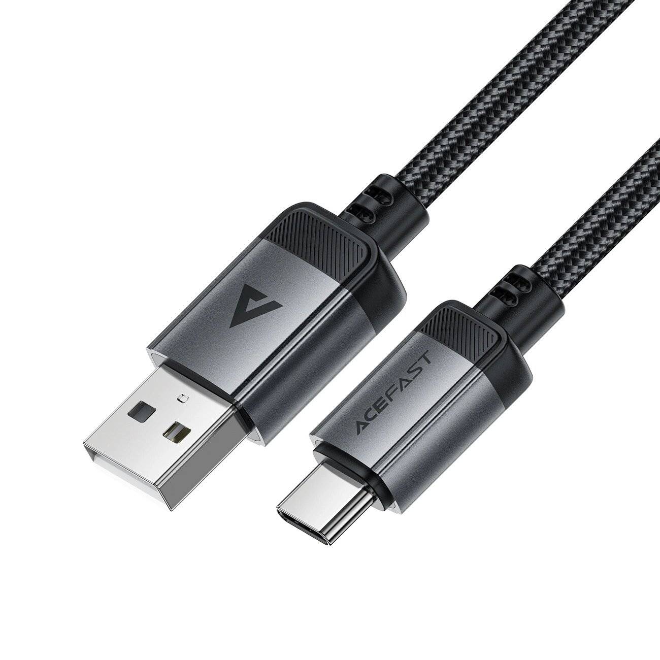 Acefast C20-04 USB-A - USB-C Kabel 480Mb/s 3A 1,2m Schwarz