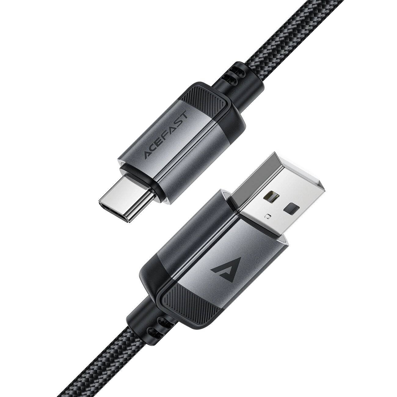 Acefast C20-04 USB-A - USB-C Kabel 480Mb/s 3A 1,2m Schwarz