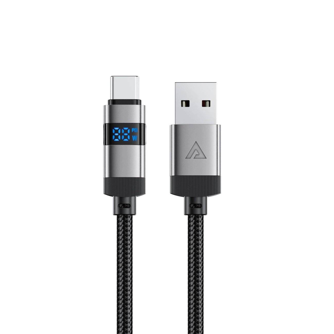 Acefast C15-04 USB-A - USB-C Kabel Display 480Mb/s 66W 1,2m Schwarz