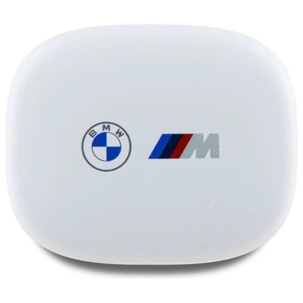 BMW BMBEMIATP20LOH TWS Bluetooth-Kopfhörer + Dockingstation weiß/weiß gedruckte Logos