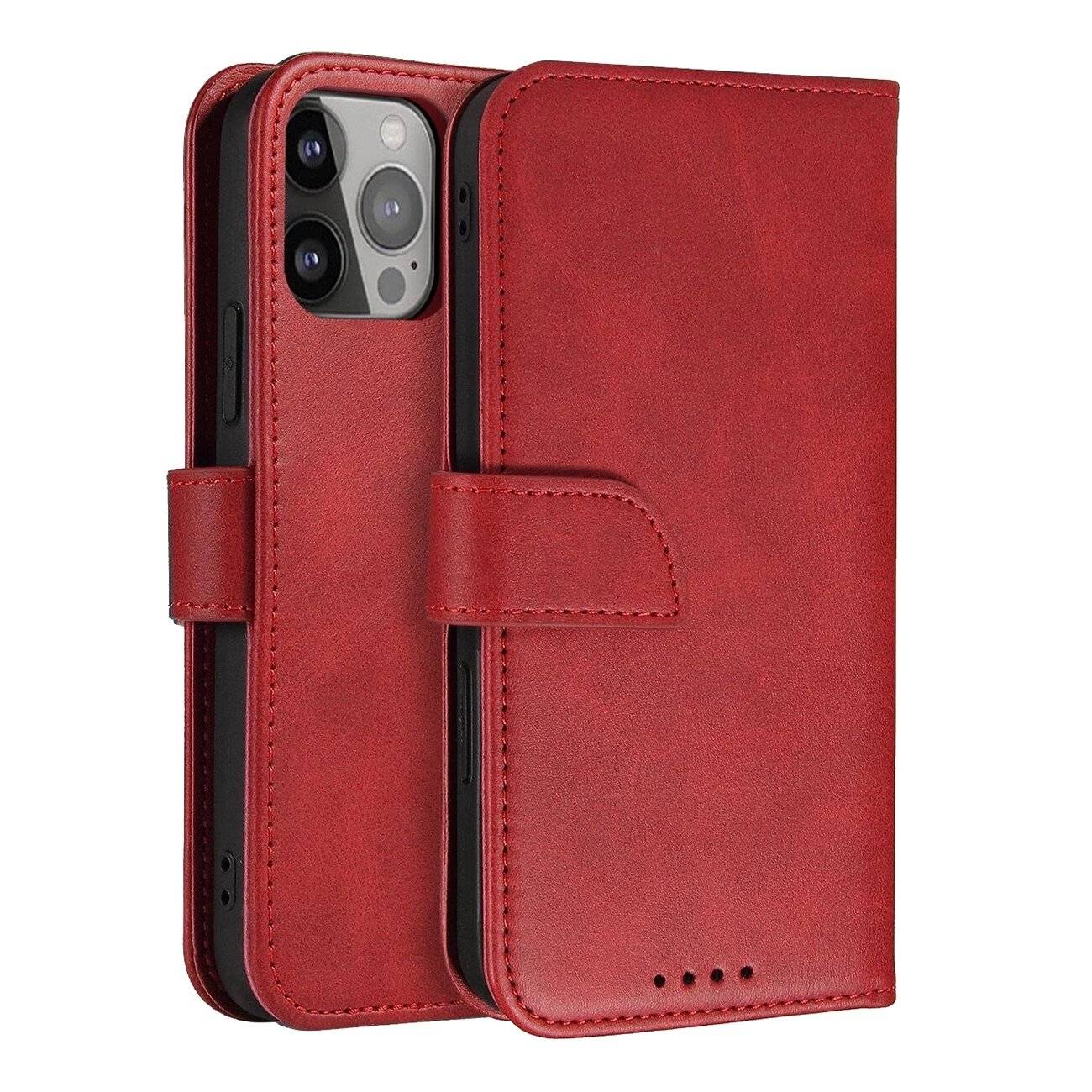 Magnet Case Klappe Samsung Galaxy S25 – rot