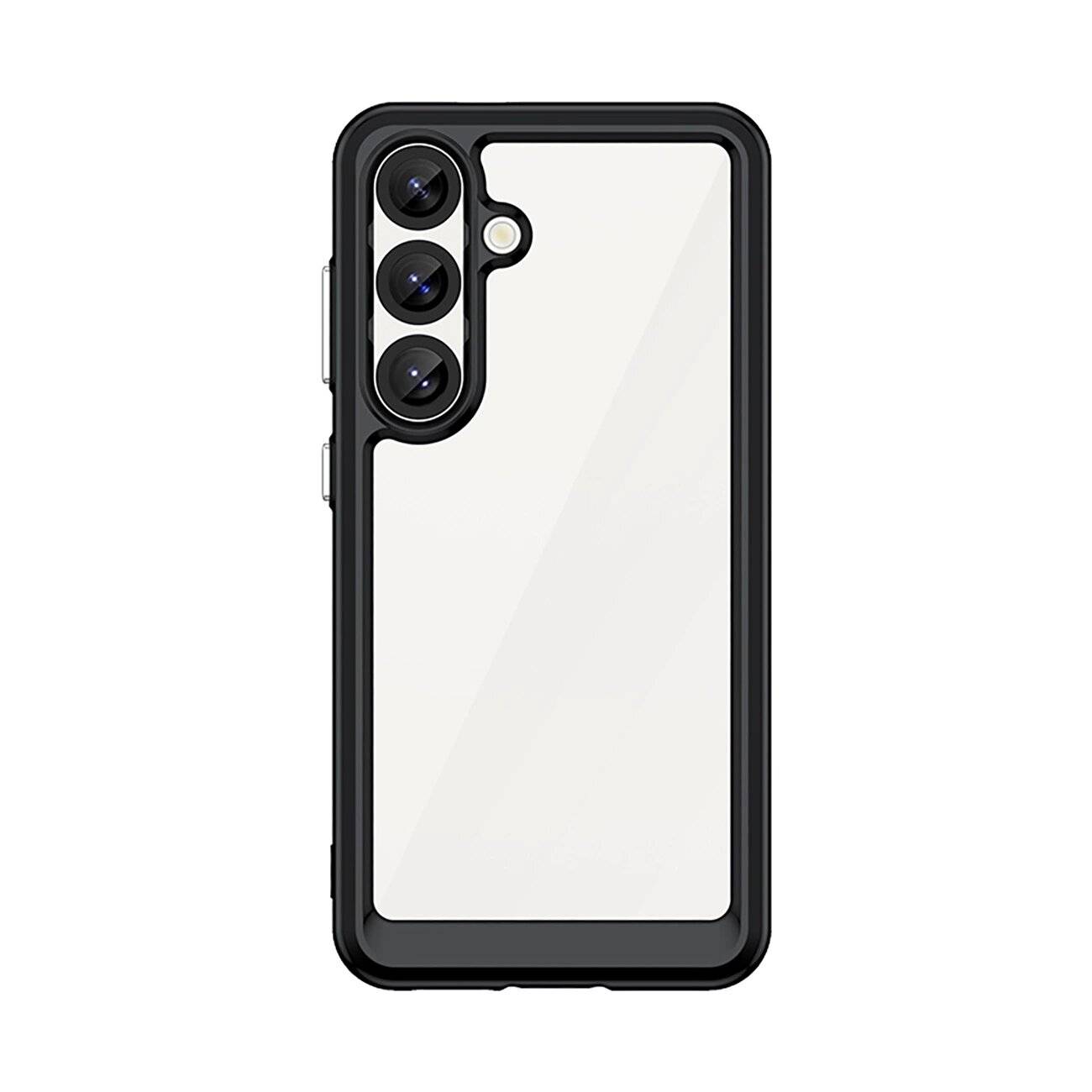 Outer Space Case Silikonhülle Gelrahmen Samsung Galaxy S25 – Schwarz