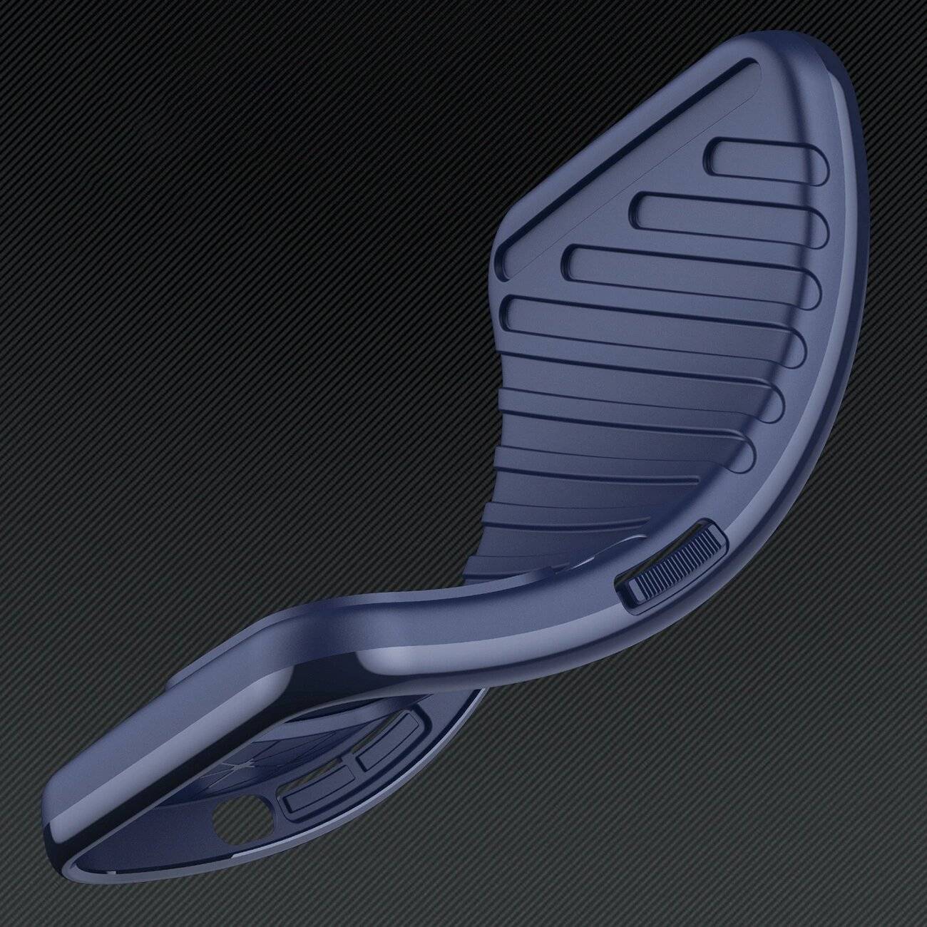 Thunder Case Hülle Samsung Galaxy S25+ Silikon Panzerhülle - Blau