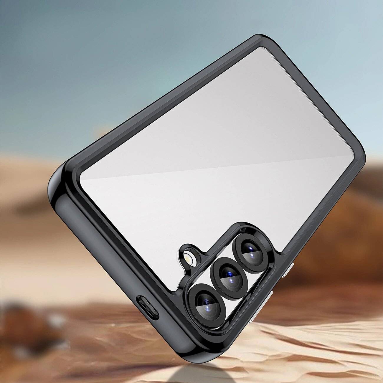 Outer Space Case Silikonhülle Gelrahmen Samsung Galaxy S25+ – Schwarz