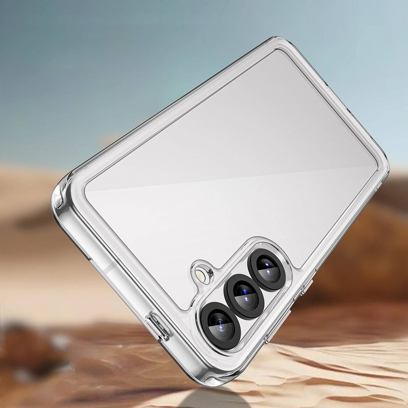 Outer Space Case Silikonhülle Gelrahmen Samsung Galaxy S25+ – transparent