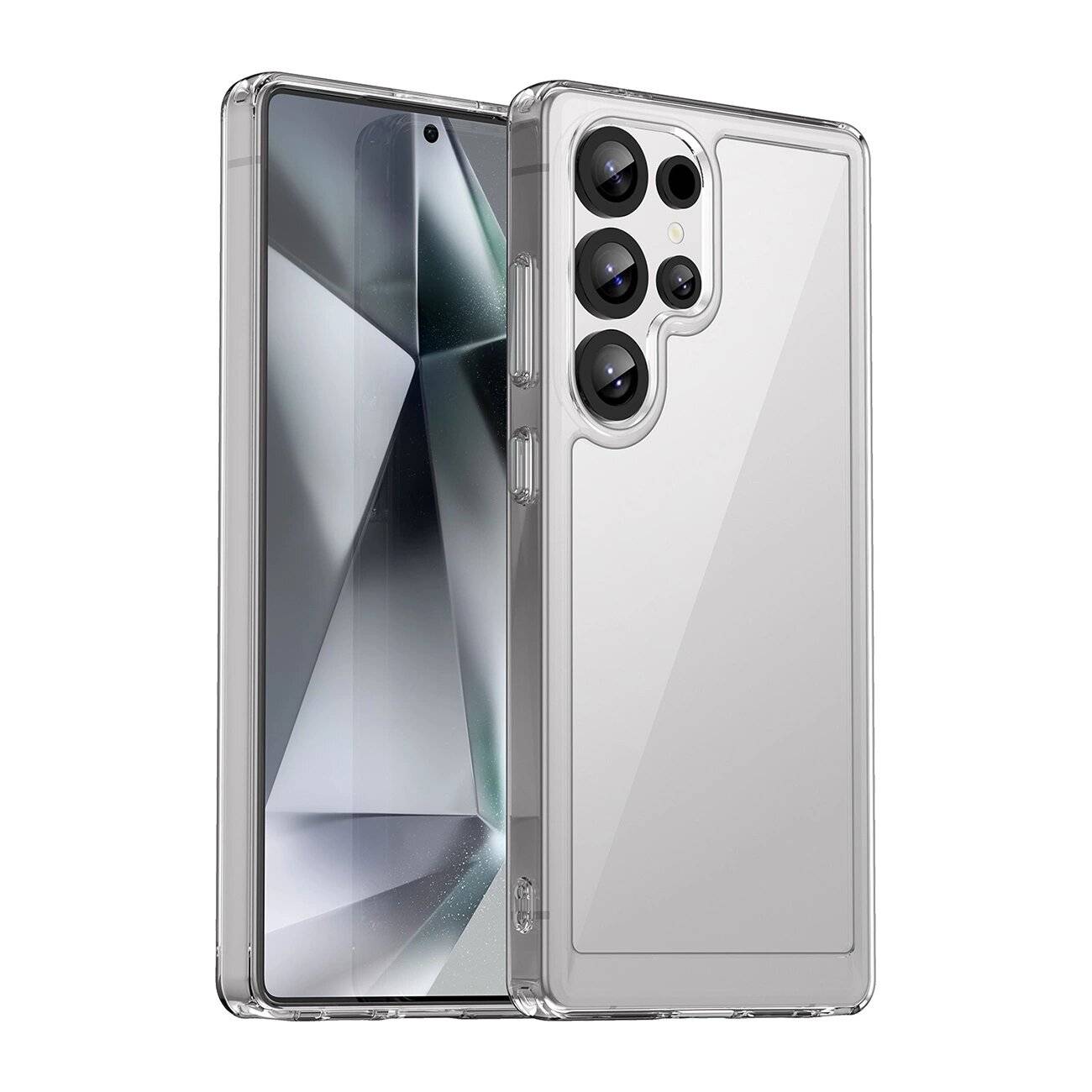 Outer Space Case Silikonhülle Gelrahmen Samsung Galaxy S25 Ultra – transparent