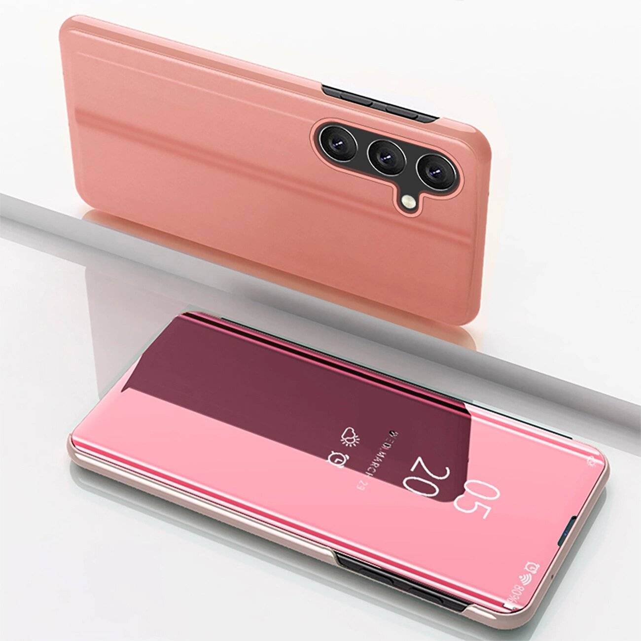 Clear View Case Samsung Galaxy A26 Cover Klappdeckel - Rosa