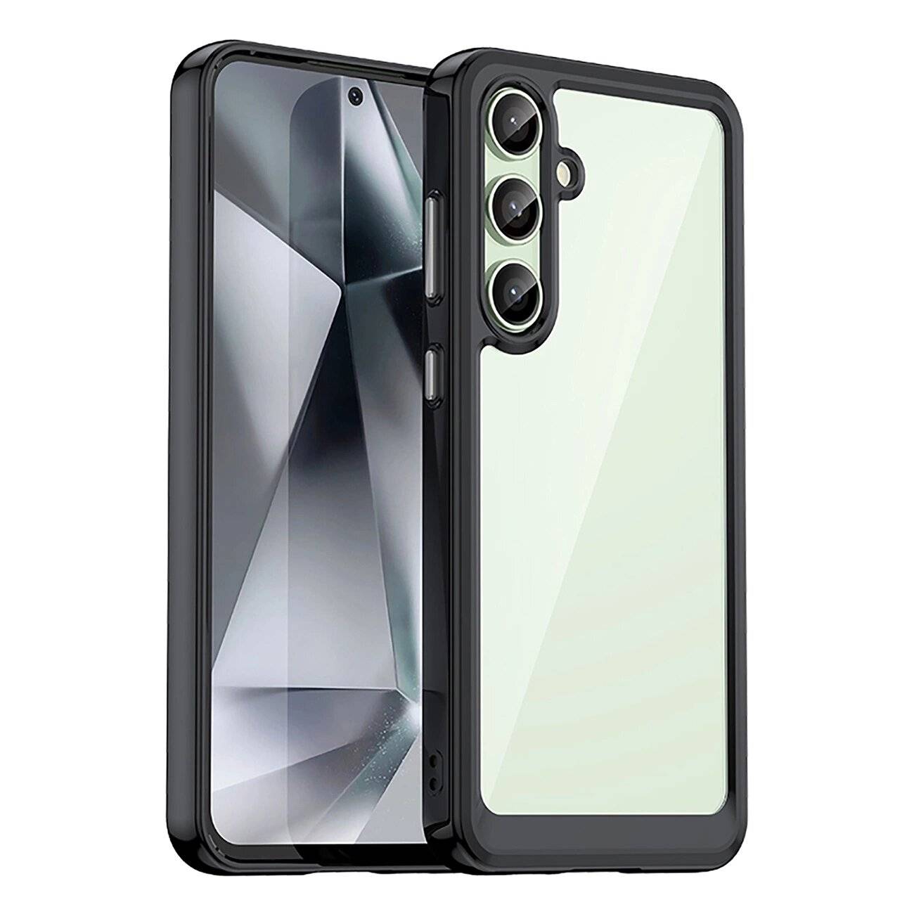 Outer Space Case Silikonhülle Gelrahmen Samsung Galaxy S24 FE – Schwarz