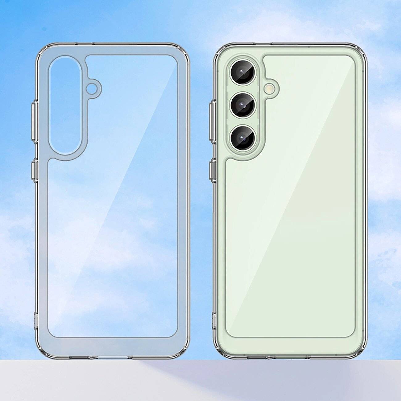 Outer Space Case Silikonhülle Gelrahmen Samsung Galaxy S24 FE – transparent