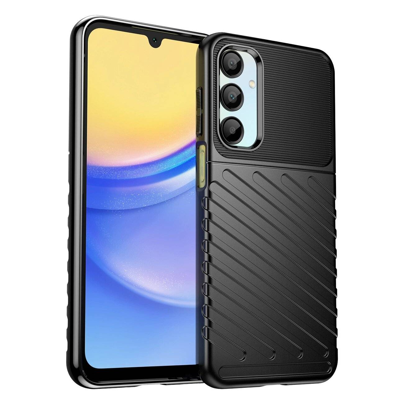 Thunder Case Samsung Galaxy A26 Silikon Panzerhülle - Schwarz