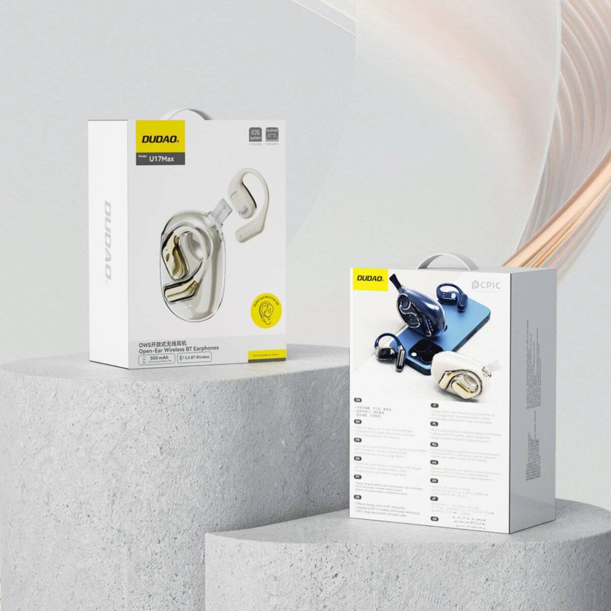 Dudao U17Max OWS Bluetooth-Headset – Weiß