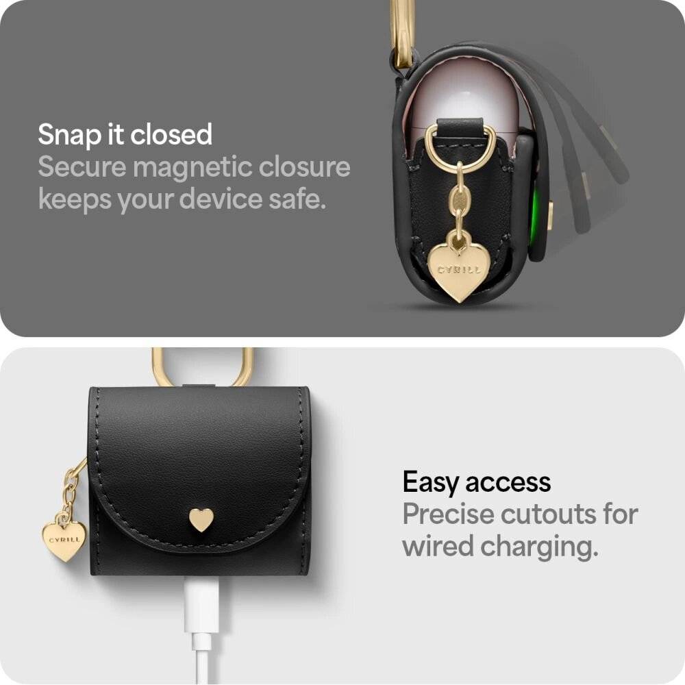 Spigen Cyrill Mini Bag Hülle AirPods 4 – Schwarz