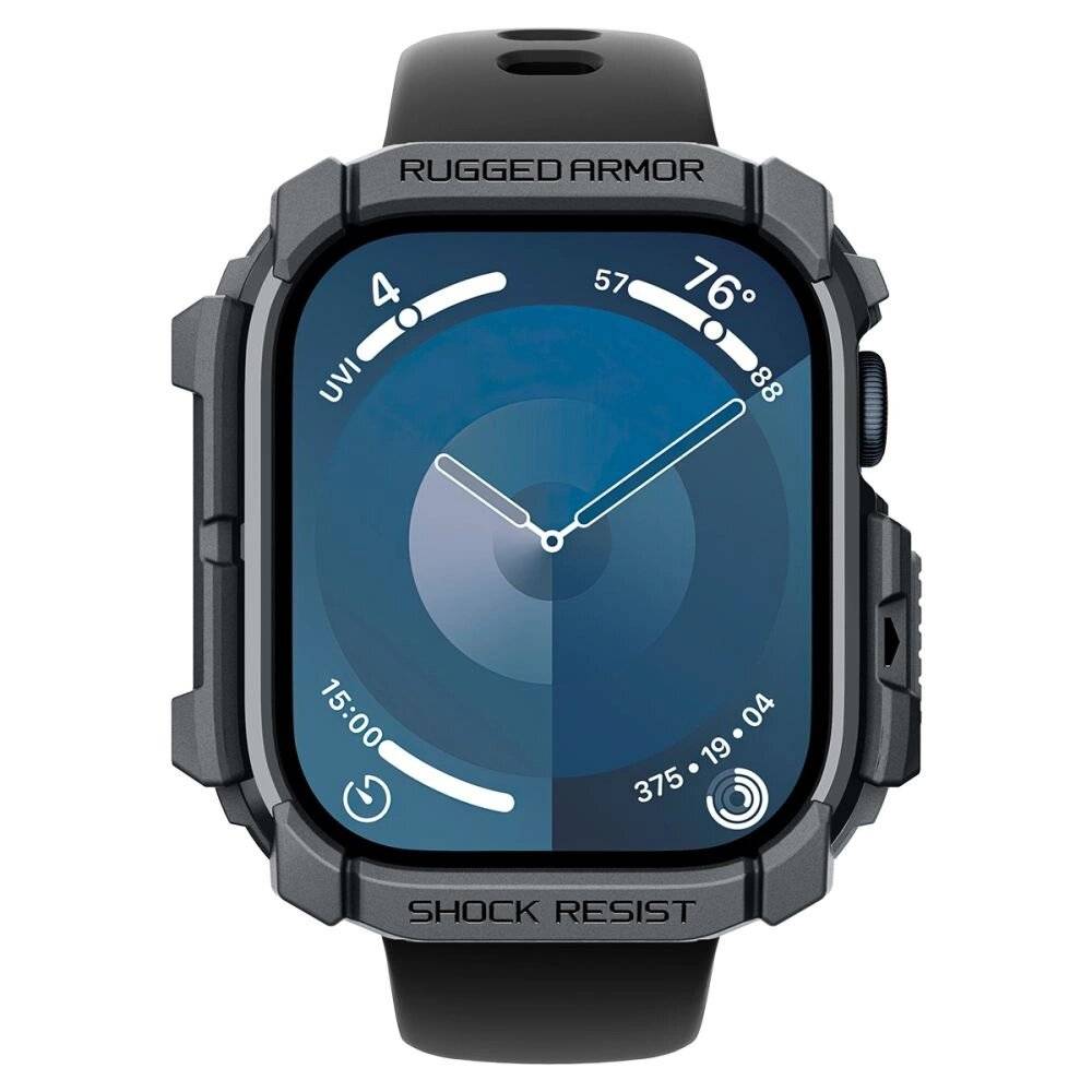 Spigen Rugged Armor Hülle Apple Watch 10 46 mm – Grau