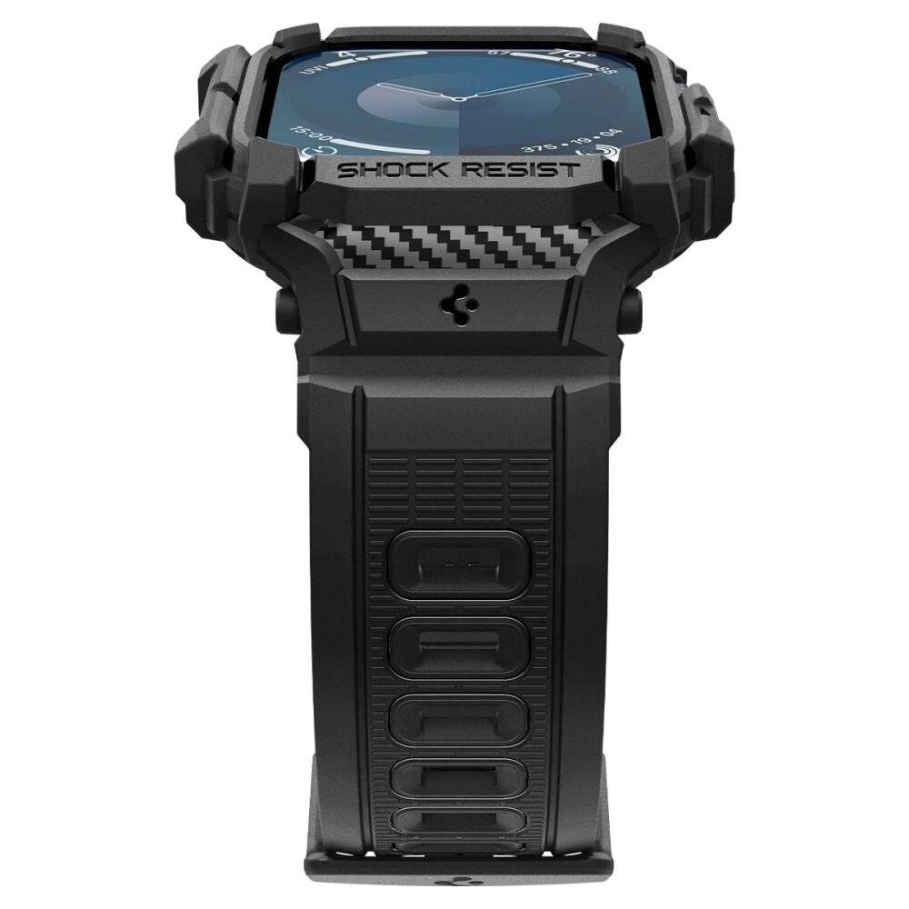 Spigen Rugged Armor Hülle Apple Watch 10 46 mm – Schwarz
