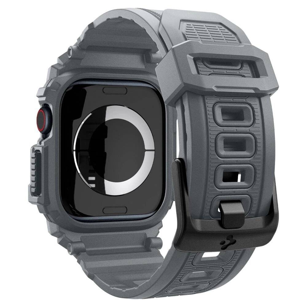 Spigen Rugged Armor Hülle Apple Watch 10 46 mm – Grau