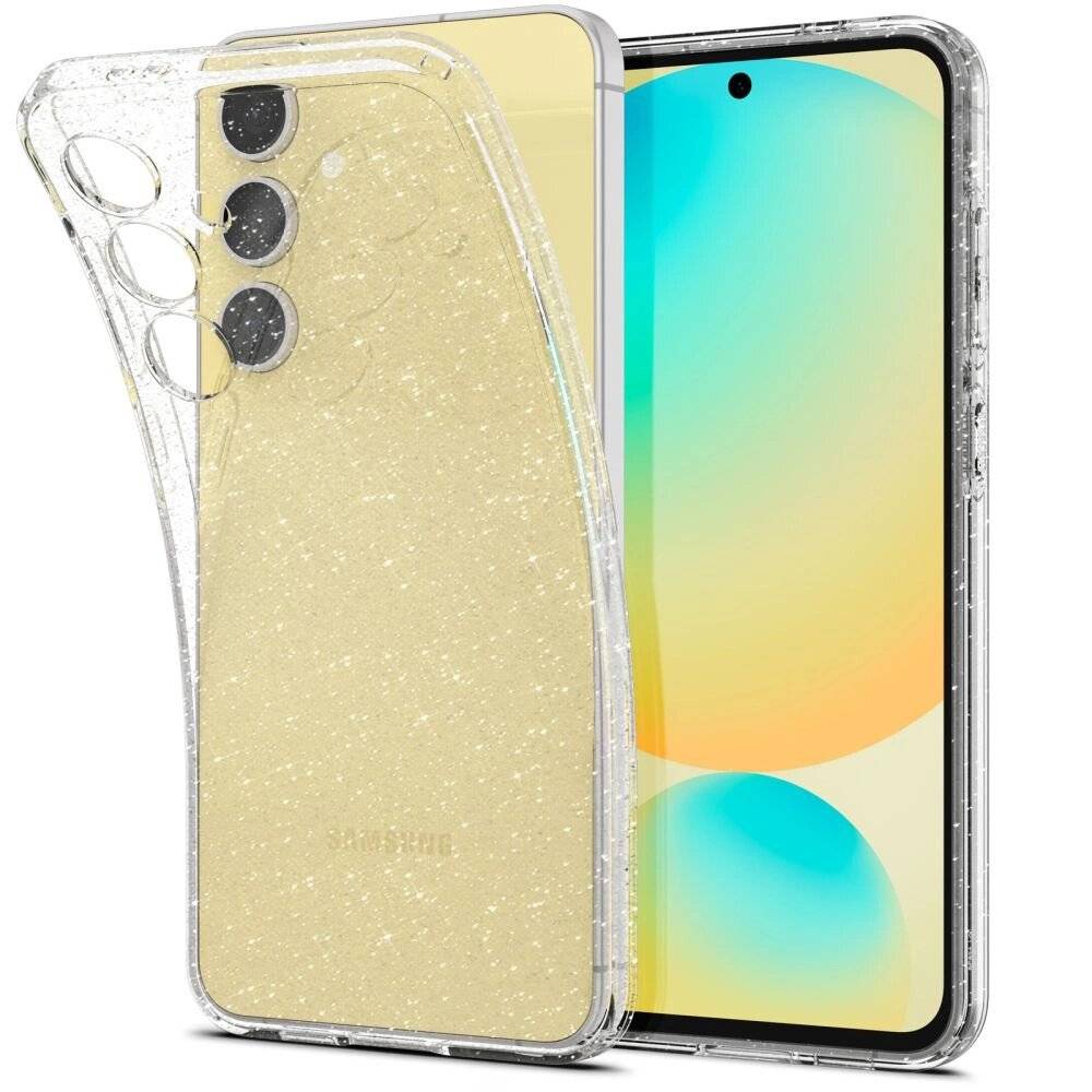 Spigen Liquid Crystal Hülle Samsung Galaxy S24 FE – transparent glitzernd