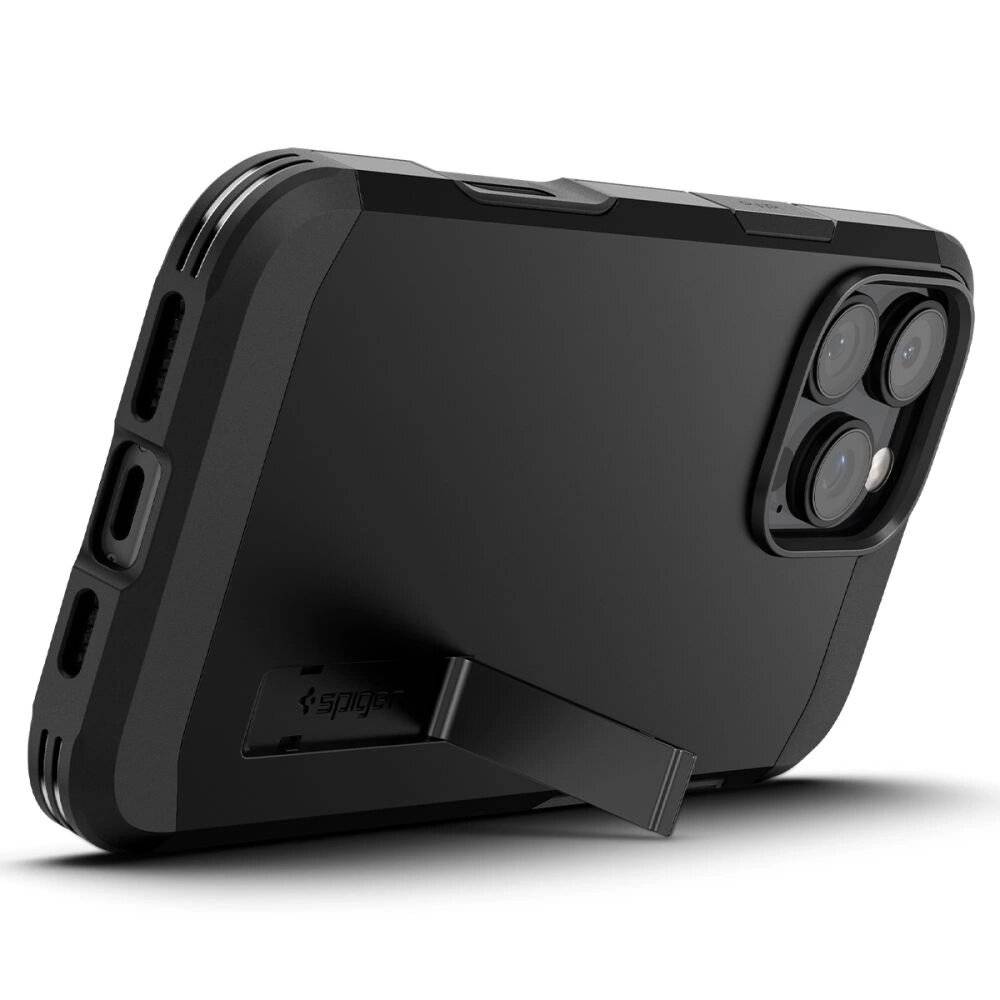 Spigen Tough Armor „T“ MagSafe Hülle iPhone 16 Pro Max – Schwarz