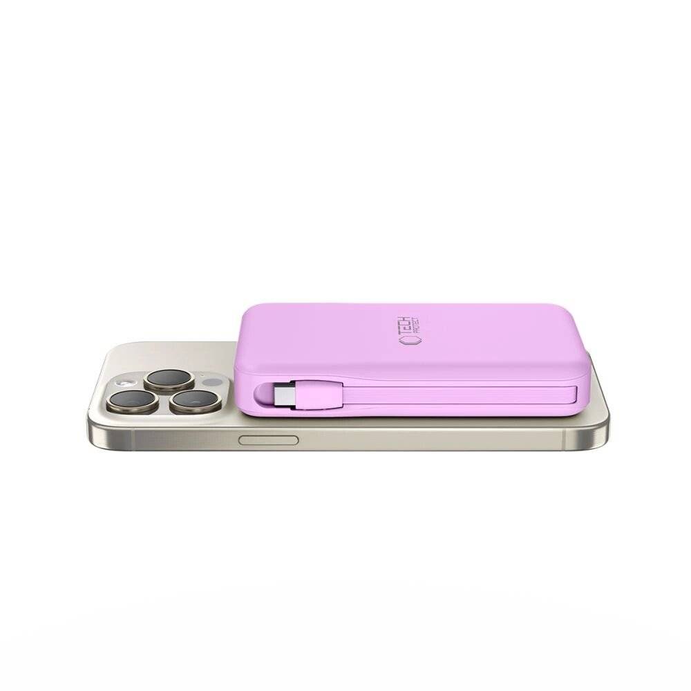 Powerbank Tech-Protect PB31 MagSafe 10000mAH - lila