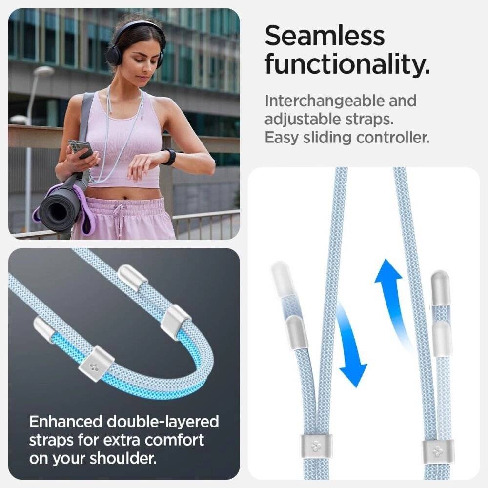 Spigen Universal Set Lanyard Anhänger – blau