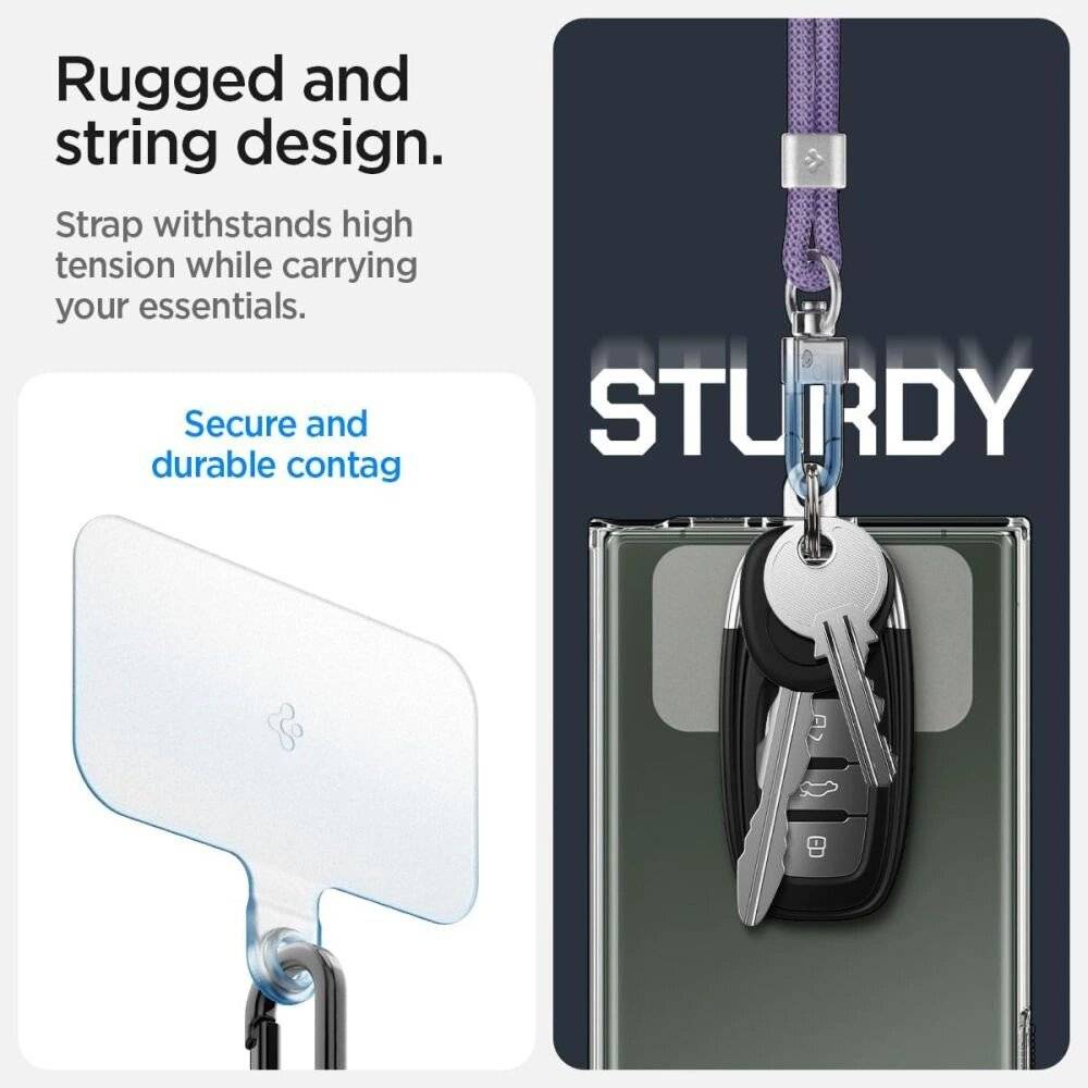 Spigen Universal Set Lanyard Anhänger – Lila