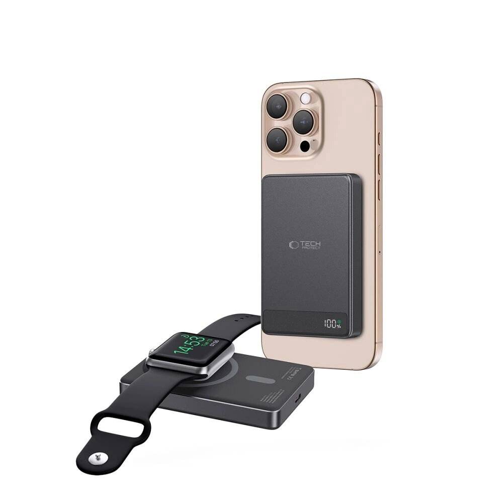 Powerbank Tech-Protect PB33 LifeMag MagSafe 5000mAH - schwarz