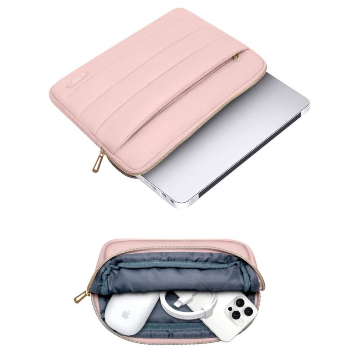 Tech-Protect Puffy Laptoptasche 13-14 – Rosa