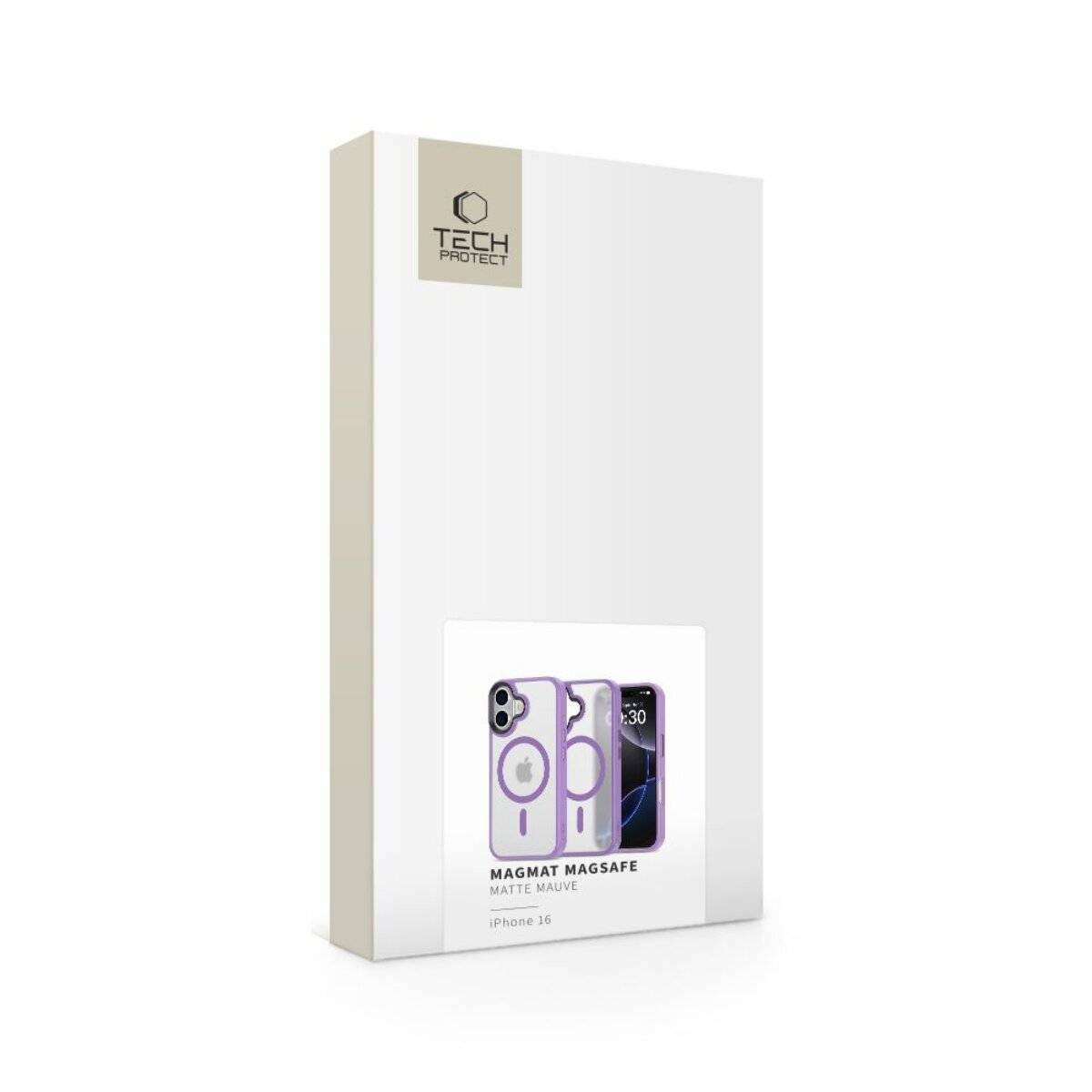 Tech-Protect MagMat MagSafe iPhone 16 Hülle – Lila