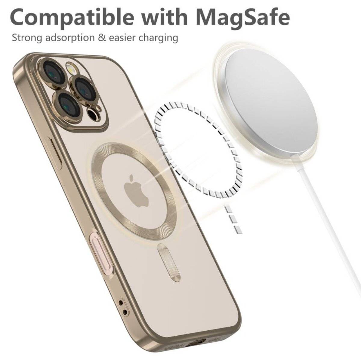 Tech-Protect MagFlex MagSafe Hülle iPhone 16 Pro – Gold