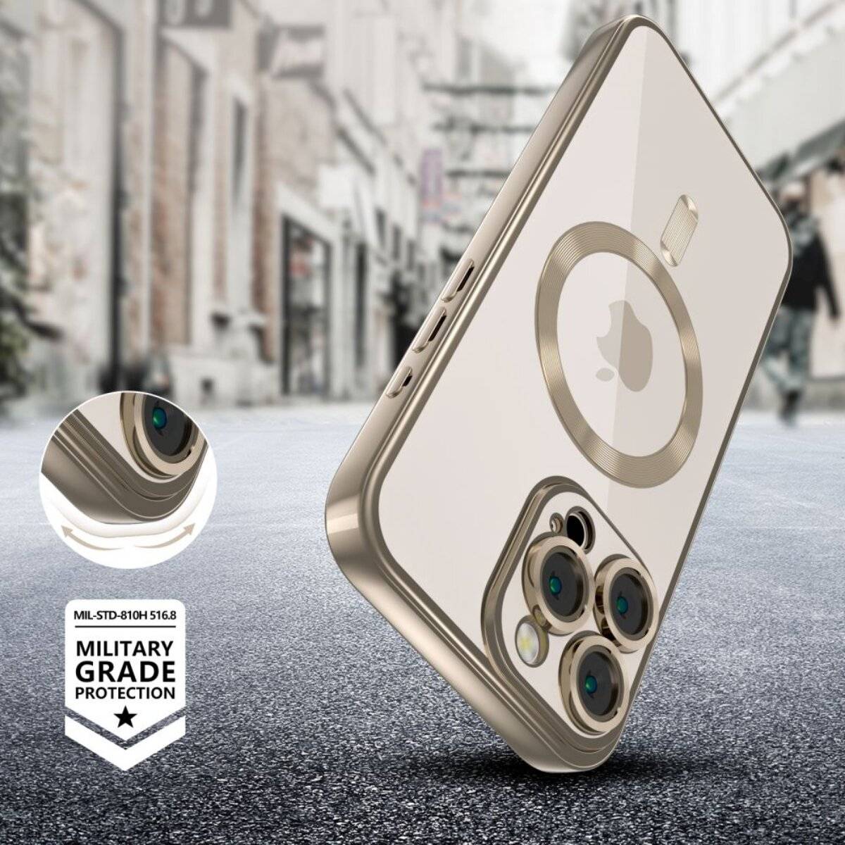Tech-Protect MagFlex MagSafe Hülle iPhone 16 Pro – Gold
