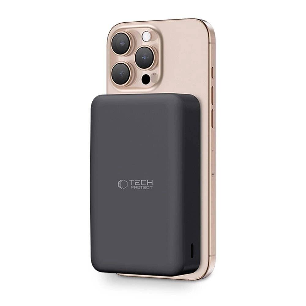 Powerbank Tech-Protect PB12 LifeMag MagSafe 20000MAH - schwarz