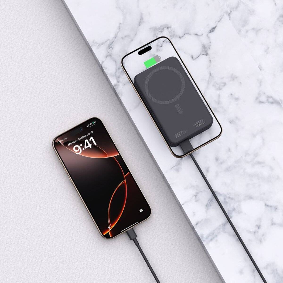 Powerbank Tech-Protect PB12 LifeMag MagSafe 20000MAH - schwarz