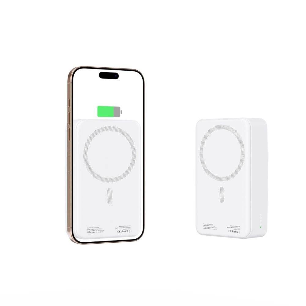 Powerbank Tech-Protect PB12 LifeMag MagSafe 20000MAH - weiß