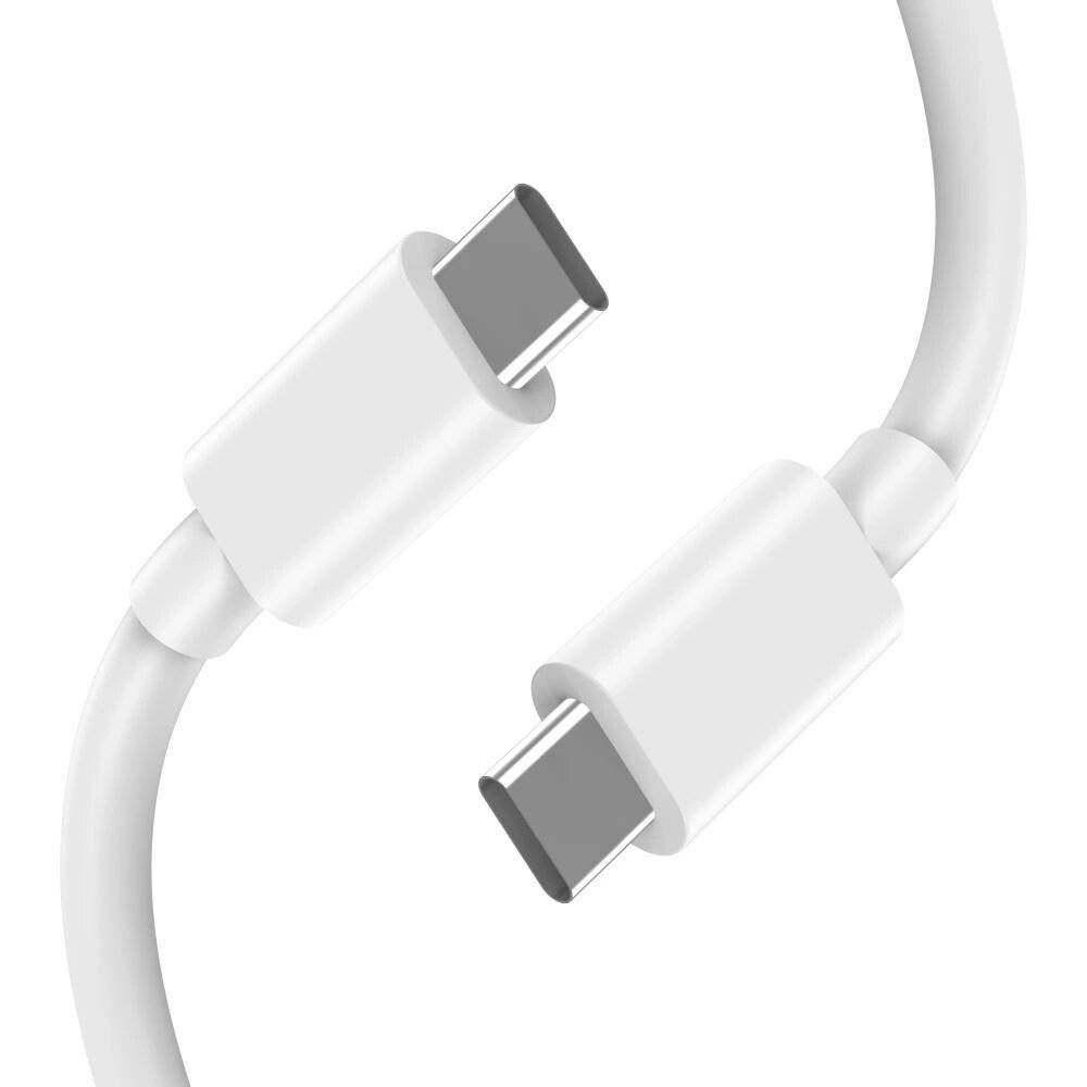 Tech-Protect NC45W-GAN 2-PORT PD45W Ladegerät + TYP-C-KABEL – Weiß