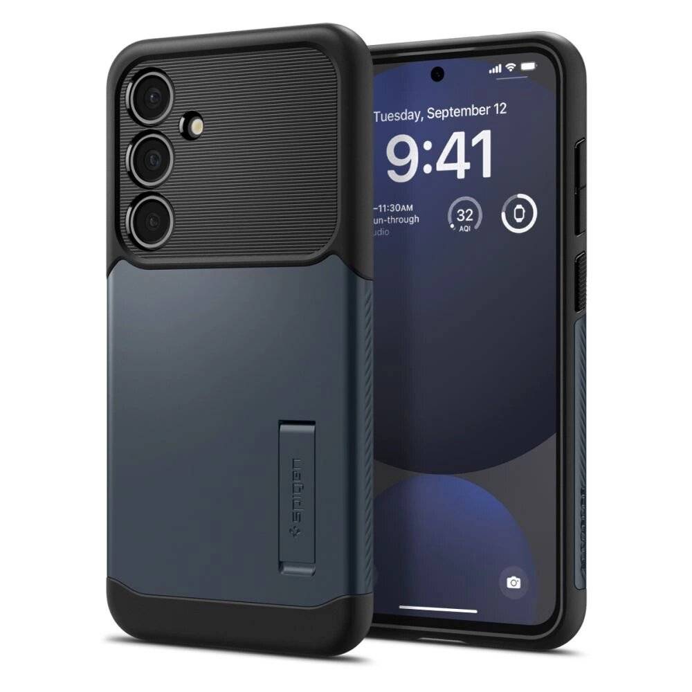 Spigen Slim Armor Hülle Samsung Galaxy S24 FE – Schwarz