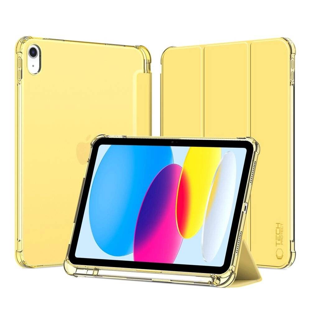 Tech-Protect SC Pen Hybrid Hülle iPad 10 / 2022 – Gelb Transparent