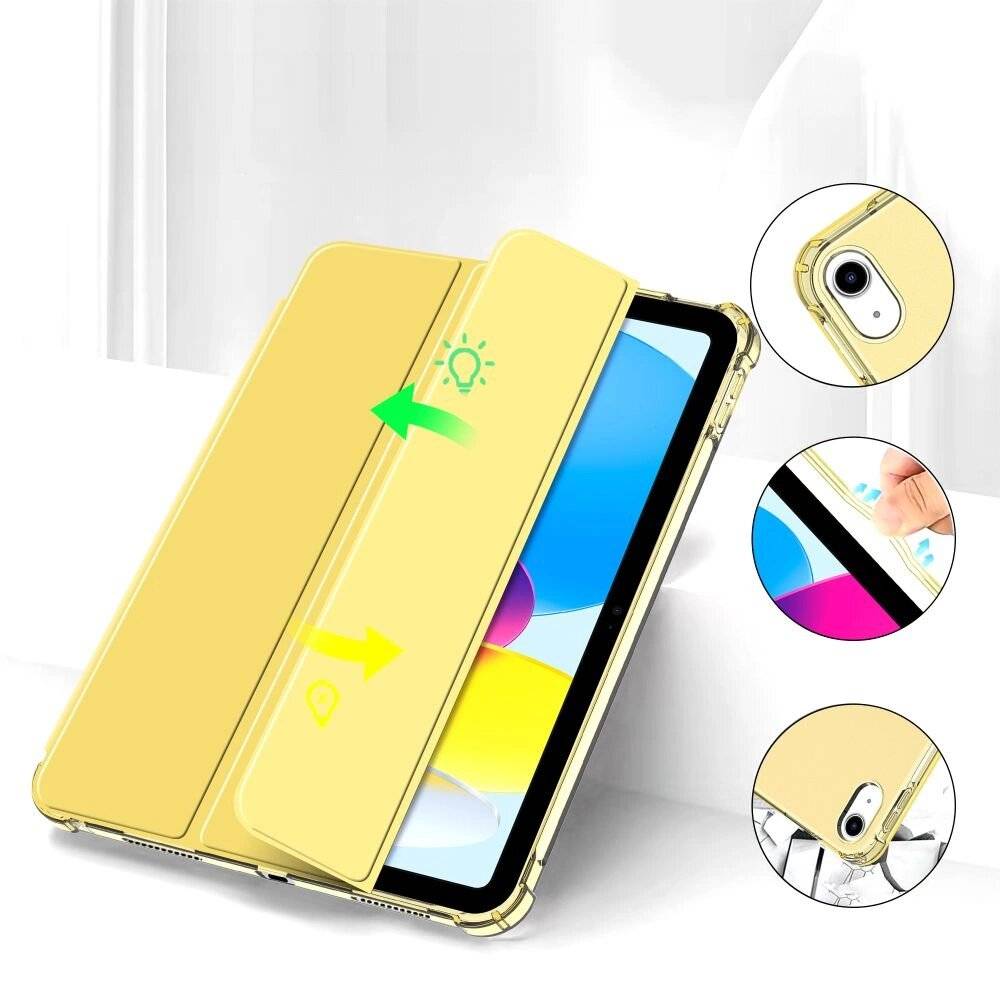 Tech-Protect SC Pen Hybrid Hülle iPad 10 / 2022 – Gelb Transparent