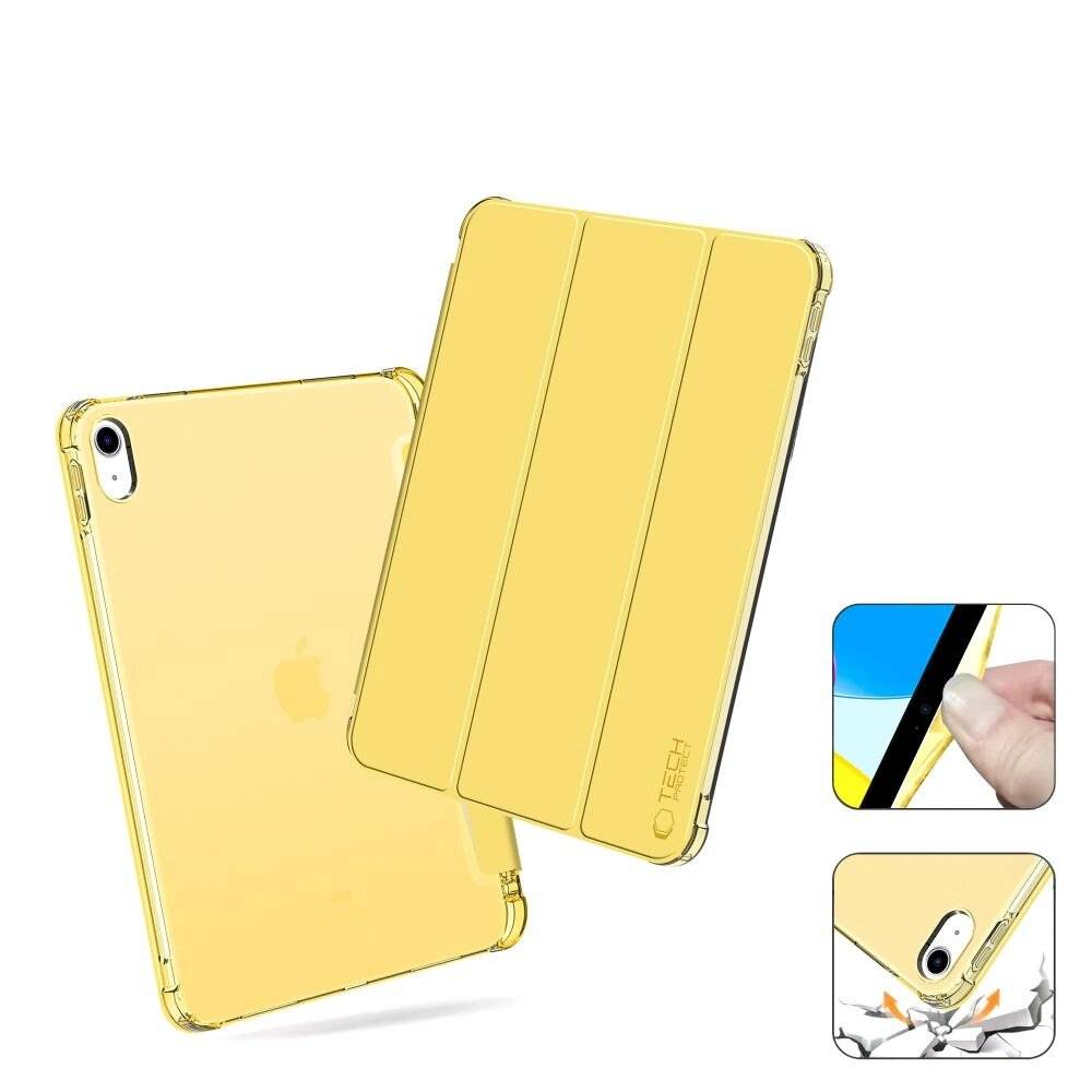 Tech-Protect SC Pen Hybrid Hülle iPad 10 / 2022 – Gelb Transparent