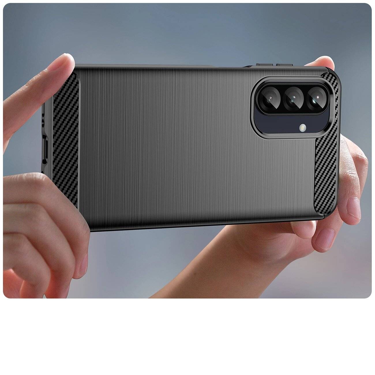 Carbon Case Samsung Galaxy A26 Schwarz