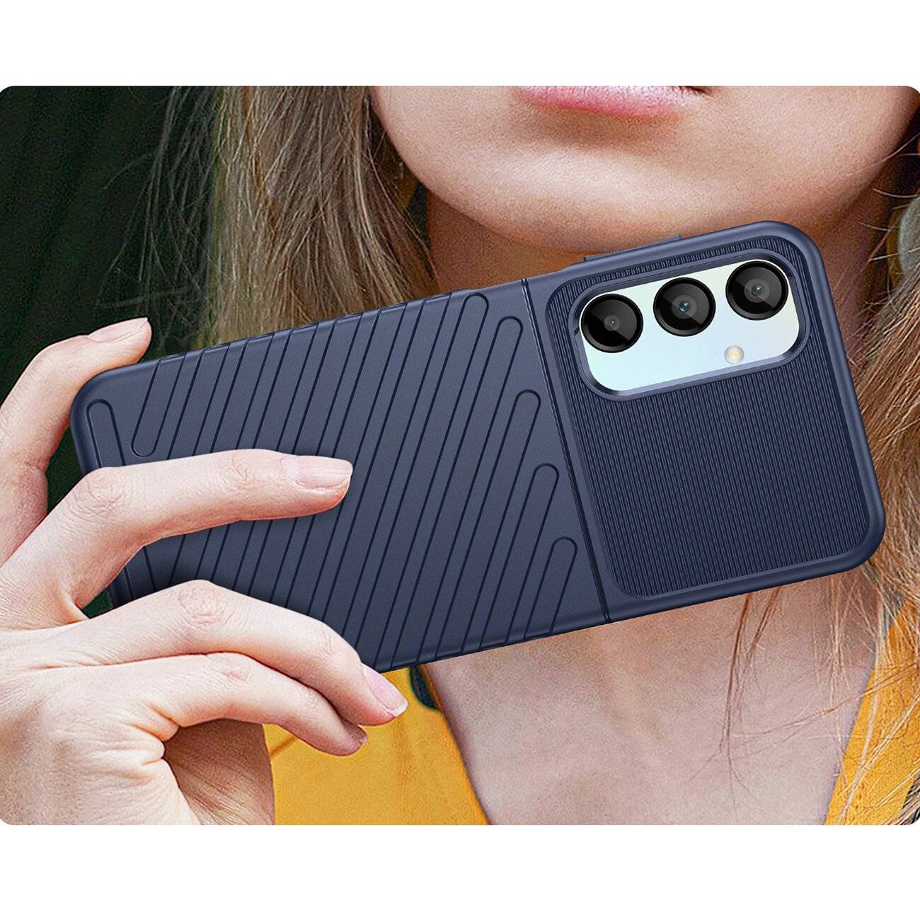 Thunder Case Samsung Galaxy A26 Silikon Panzerhülle - Blau