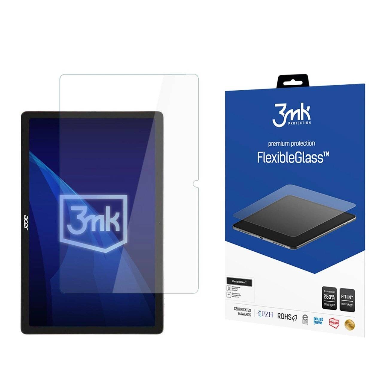 3mk FlexibleGlass Hybridglas Acer Iconia iM10-22 – bis zu 13"
