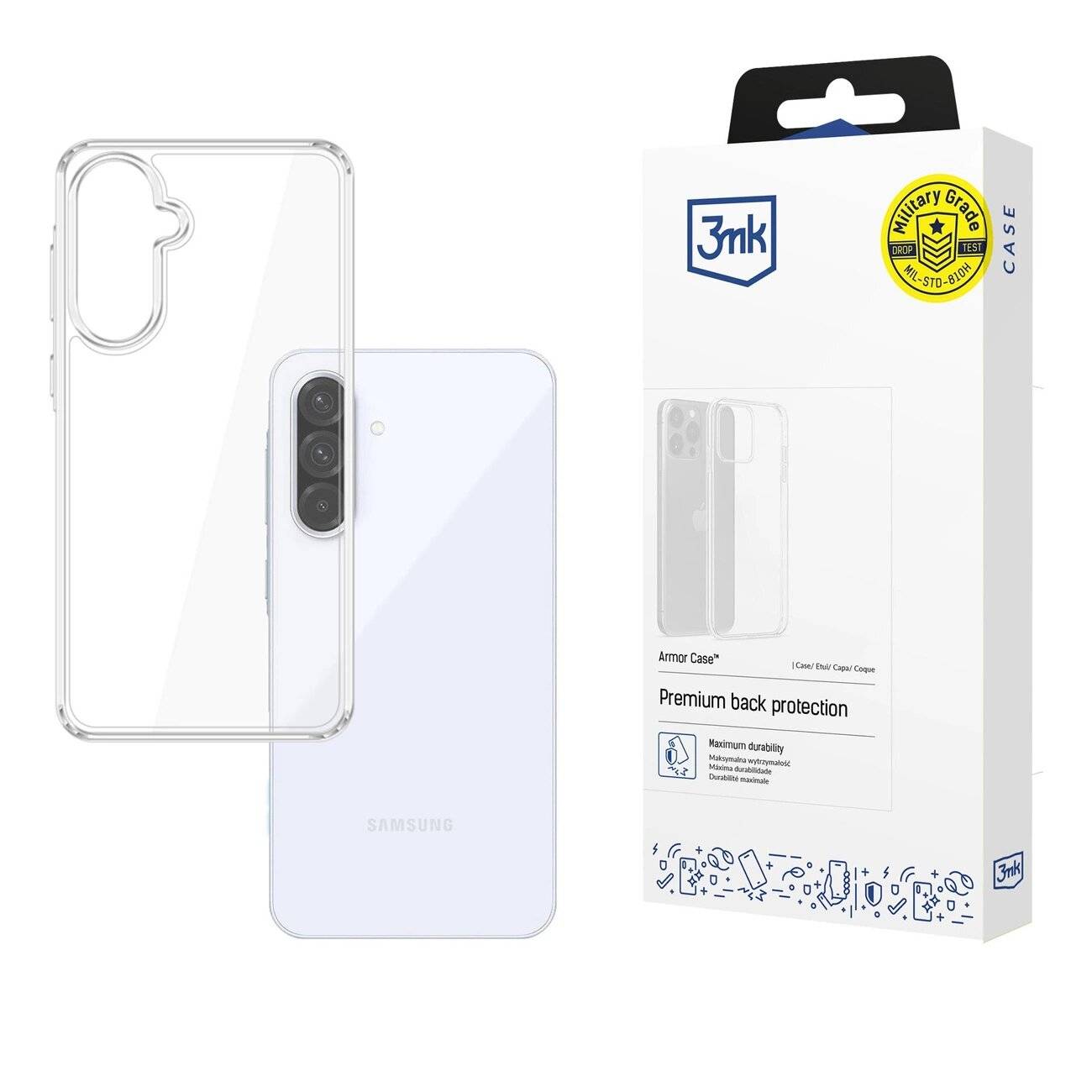 3mk Armor Case Samsung Galaxy A36 5G - Transparent