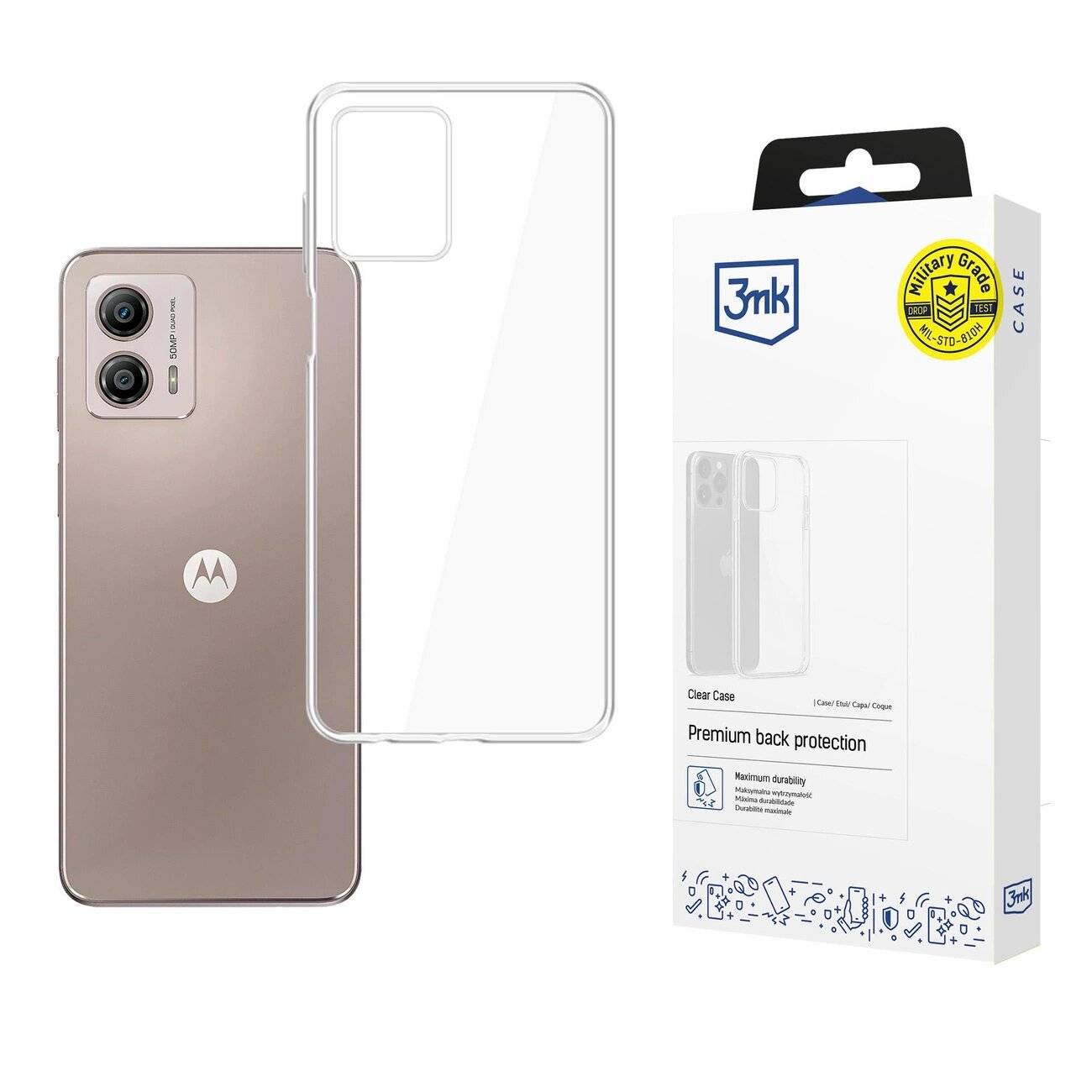 3mk Clear Case Motorola Moto G53