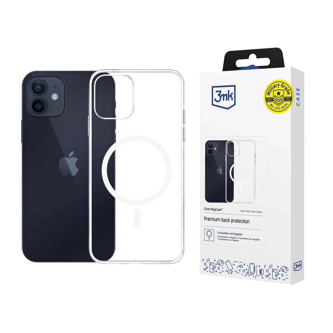 3mk Clear MagCase Hülle Apple iPhone 12/12 Pro –