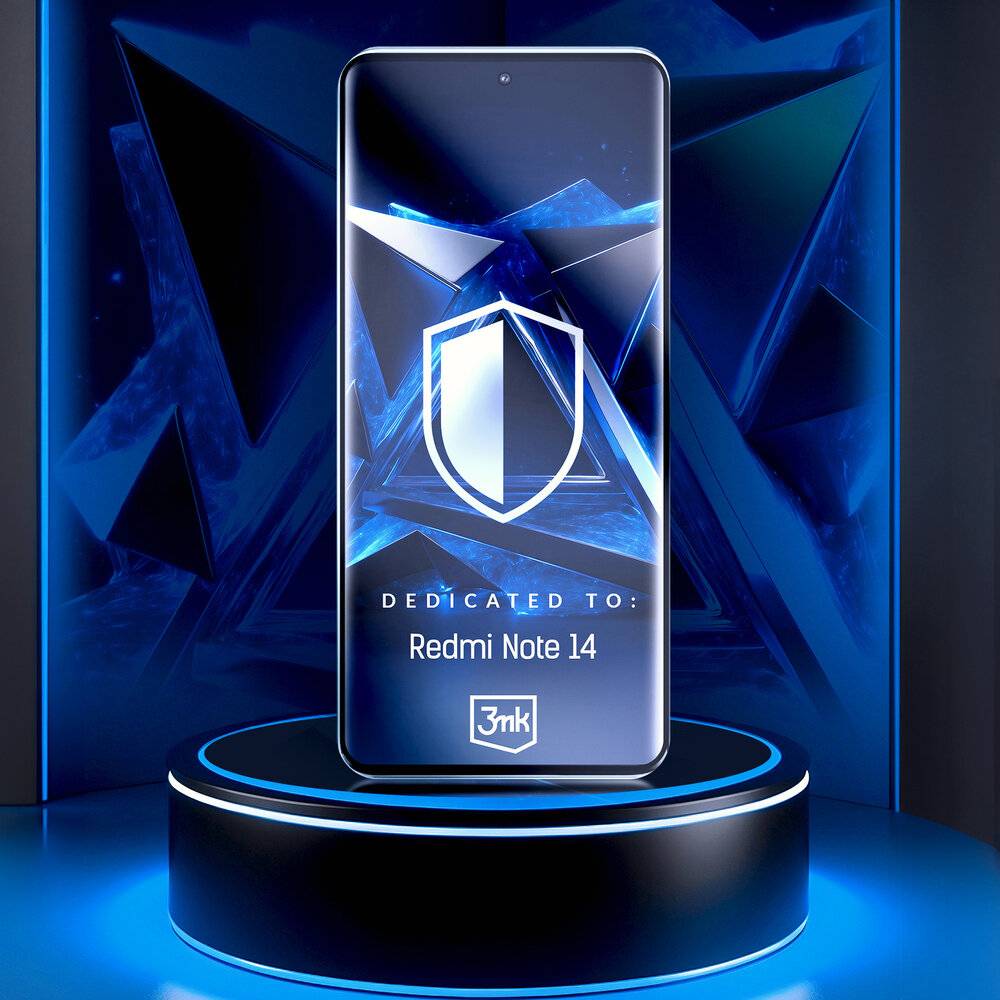 Gehärtetes Glas 3mk HardGlass Max Lite Black Xiaomi Redmi Note 14 5G