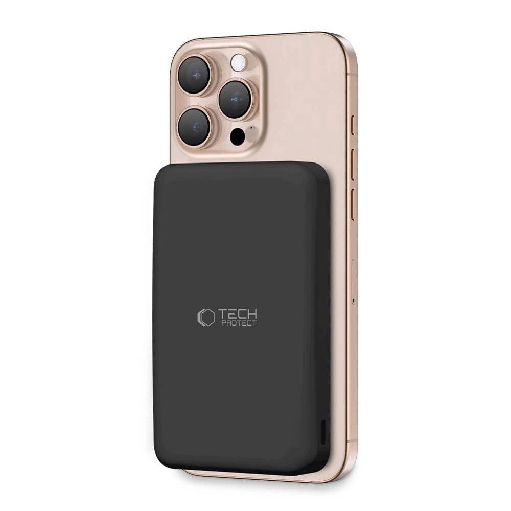 Powerbank Tech-Protect PB24 LifeMag QI2 MagSafe 10000 mAh - schwarz