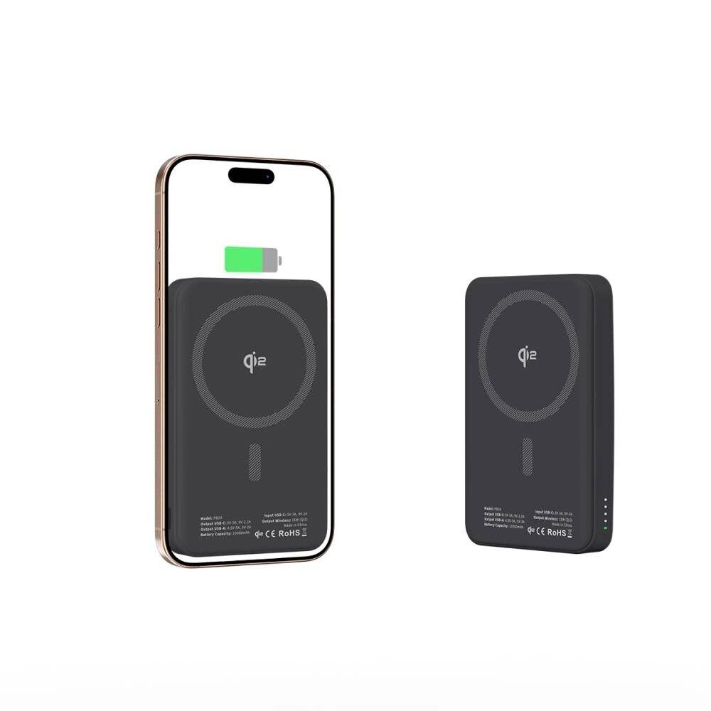 Powerbank Tech-Protect PB24 LifeMag QI2 MagSafe 10000 mAh - schwarz